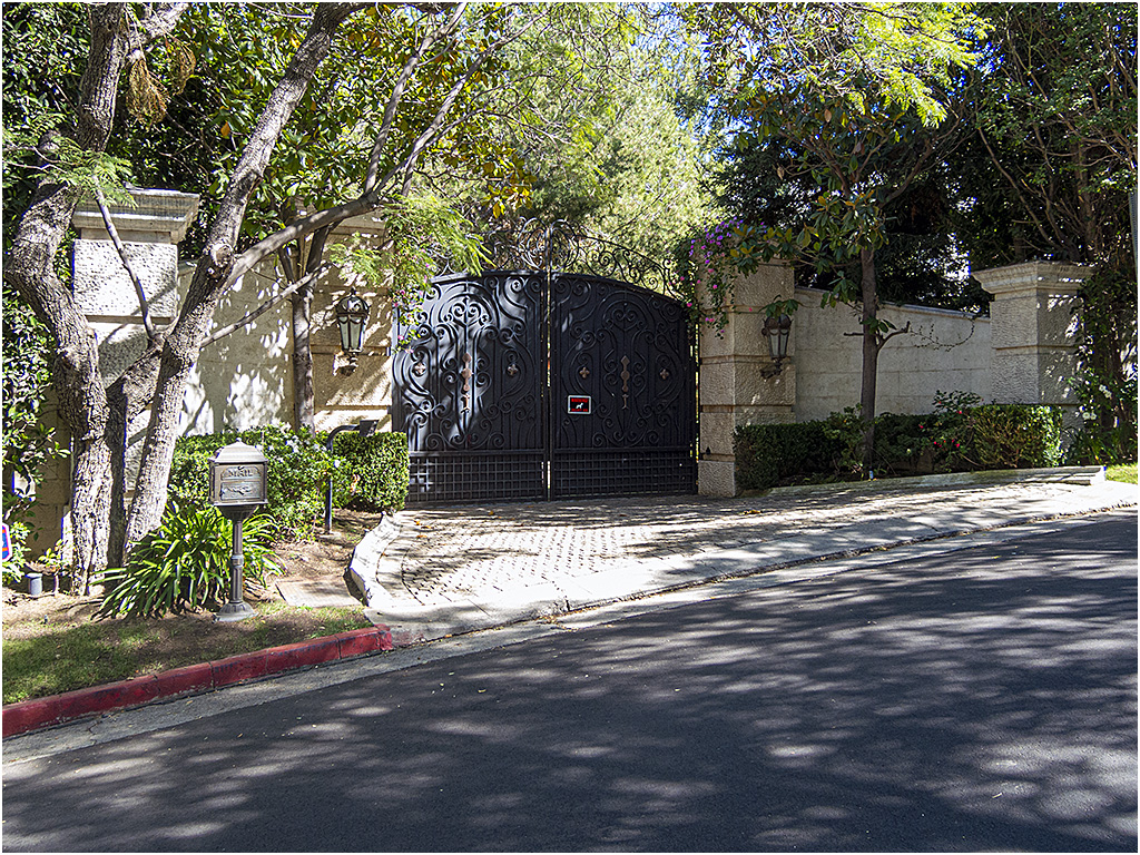 Ingang huis Michael Jackson