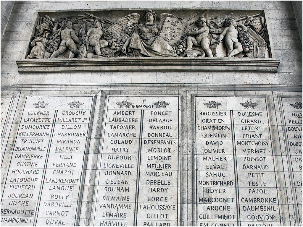 Binnenkant Arc de Triomphe