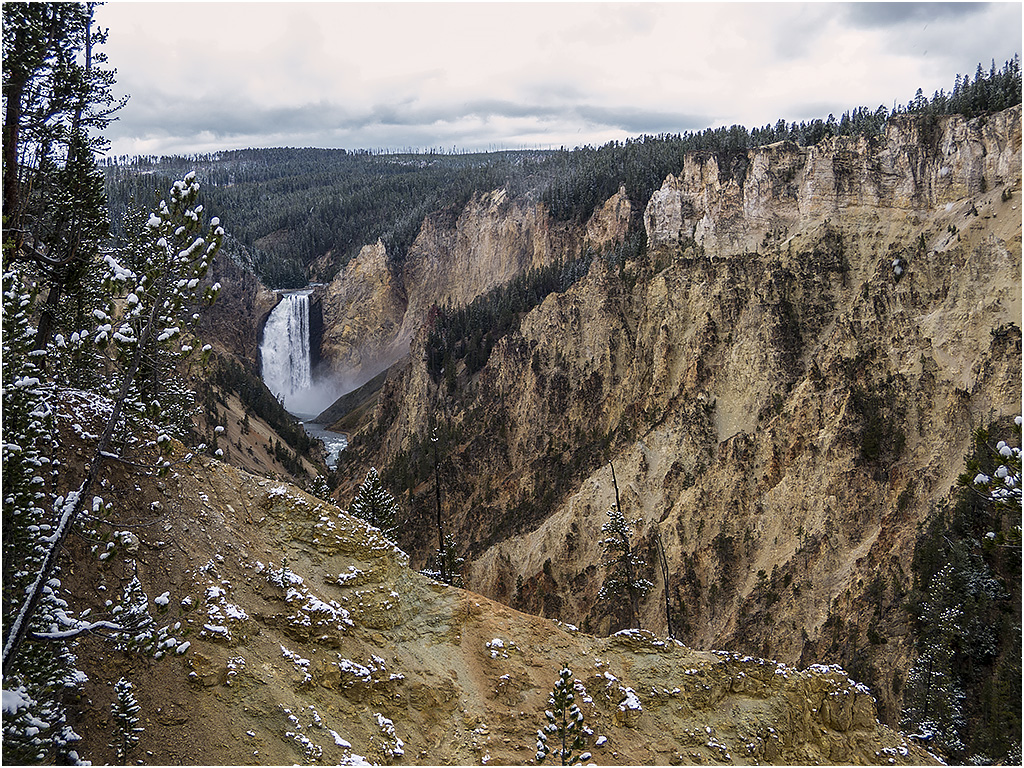 Lower Falls of Yellowstone Canyon